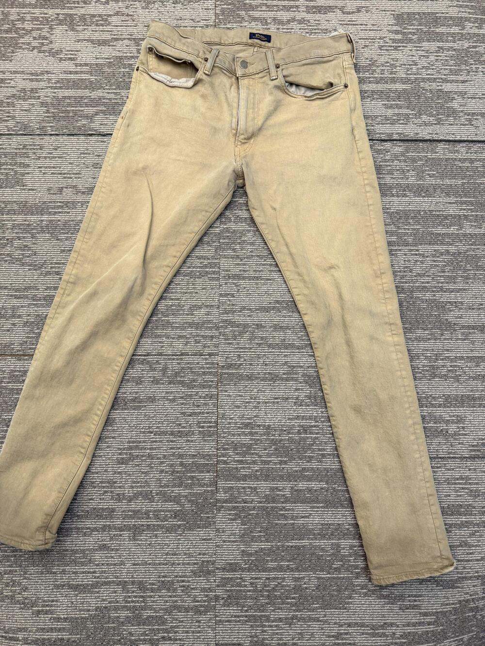 Polo Ralph Lauren Jeans Mens 33x32 Slim Fit Straight Leg Denim Pants Casual